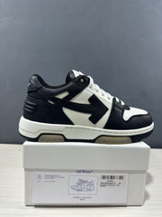 Off-White Out Of Office Low-Top Sneakers Black White OMAI89C99