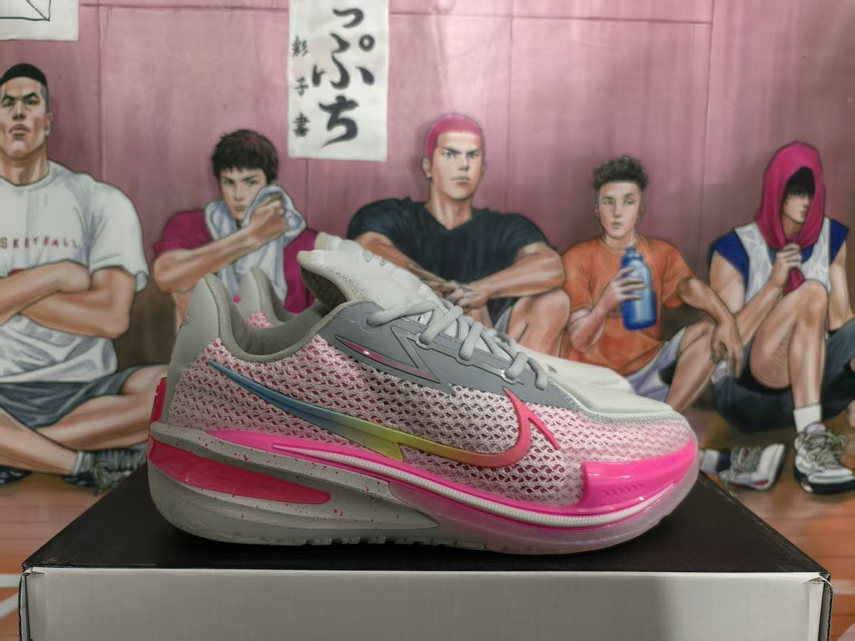 Nike GT Basketball Sneakers Gray and Pink