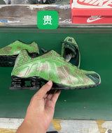 Nike Shox Green Graphic Sneakers