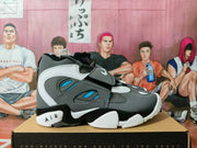 Nike Gray Blue Basketball Sneakers