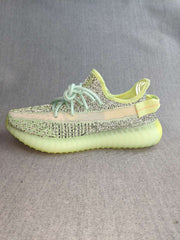 Yeezy 350 V2 Sneakers Green Black Knit