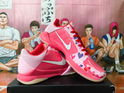 Nike Valentine’s Day Pink Heart Basketball Sneakers