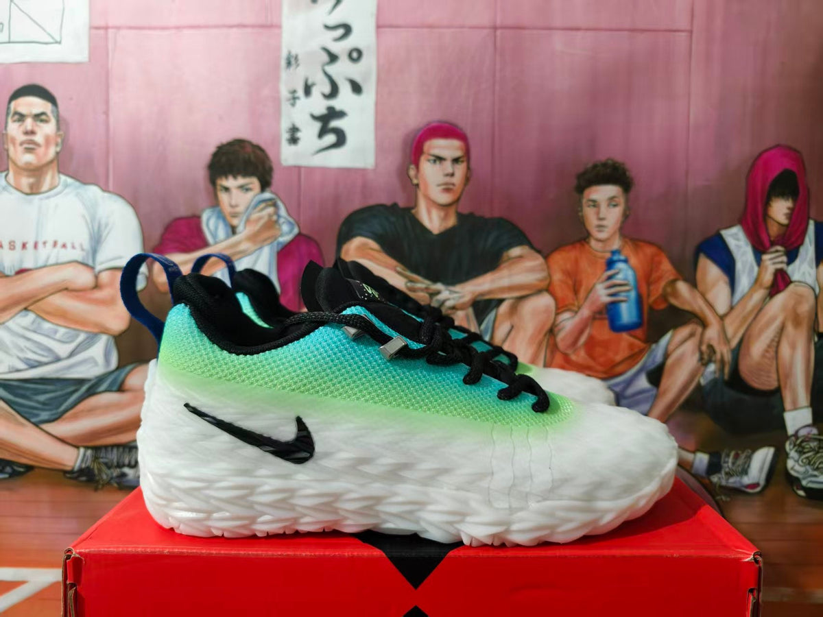 Nike Basketball Sneakers White Green Blue Black EU 36-46