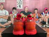 Nike Zoom Reverse Green Hornet Basketball Sneakers Red
