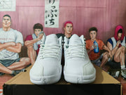 Jordan White High-Top Basketball Sneakers