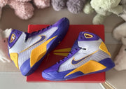 Nike HD2008 Kids Basketball Sneakers Purple Gold
