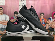 Converse Black and White Star Chevron Sneakers