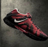 Nike 928-7 Sneakers Red and Black