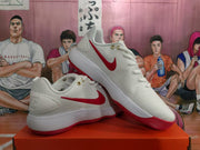 Nike White and Red Sneakers
