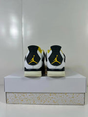 Jordan Air Jordan 4 Vivid Sulfur Sneakers White Yellow Black