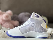 Nike HD2008 Kids High-Top Sneakers White Purple Gold