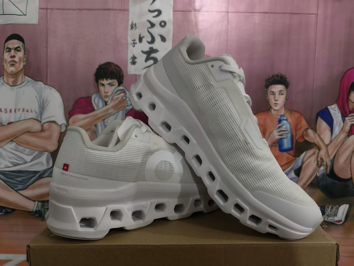 On White CloudTec Sneakers
