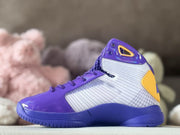 Nike HD2008 Kids Basketball Sneakers Purple Gold