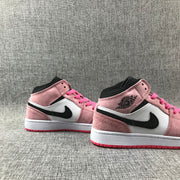 Jordan Air Jordan 1 Mid Pink White Black 852542-801