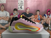 Jordan Basketball Sneakers Black, Pink and Lime