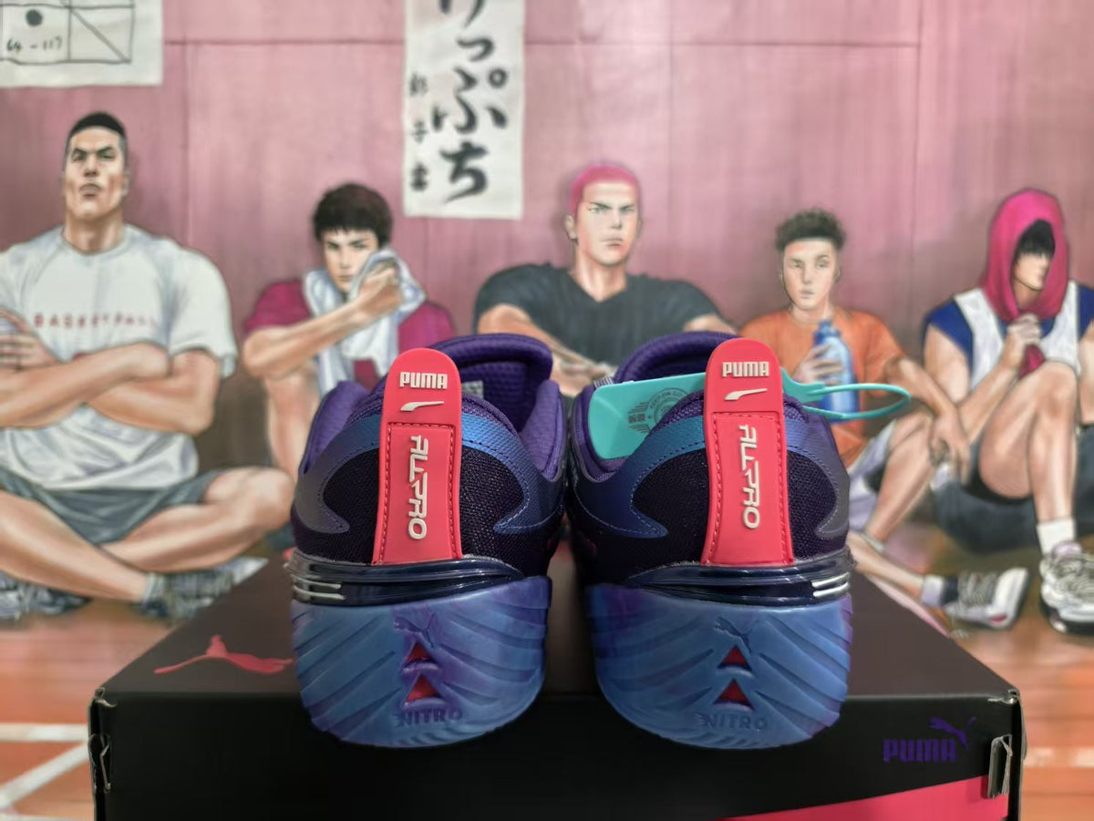 Puma All Pro Basketball Shoes Blue