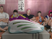Nike Basketball Shoes White Purple Green