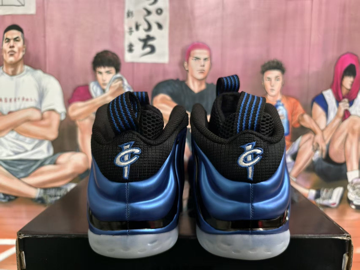 Nike Air Foamposite One Blue Basketball Sneakers