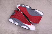 Air Jordan 13 Red Flint Sneakers - Red, Gray and White