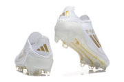 adidas F50 Laceless Soccer Cleats White Gold