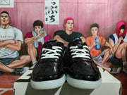 Scorpio Halloween Low-Top Sneakers Black White