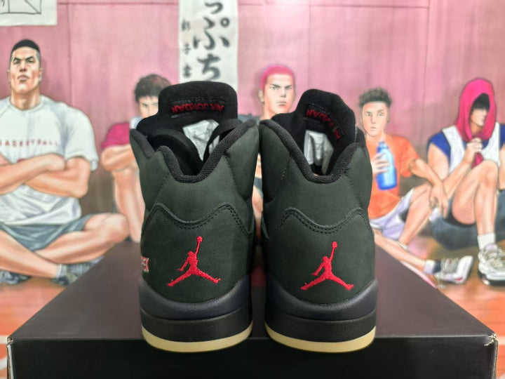 Jordan High-Top Sneakers Black Red