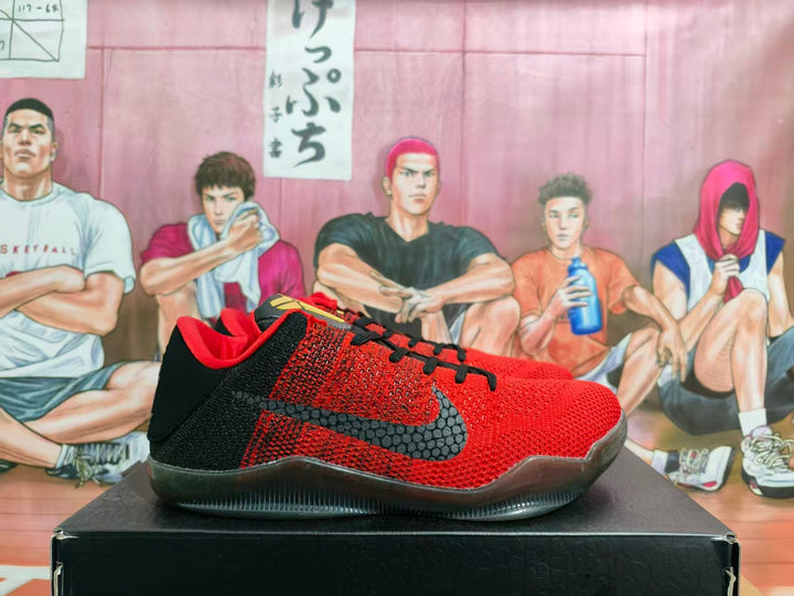Nike Basketball Sneakers Red Black