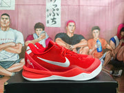 Nike Red and White Basketball Sneakers