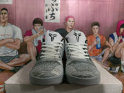 Nike Kobe Beethoven Basketball Sneakers White Gray