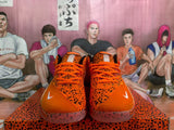 Nike Orange Leopard Print Basketball Sneakers