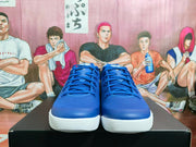 Nike Blue Basketball Sneakers with White Swoosh