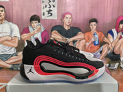 Jordan Basketball Sneakers Black White Red