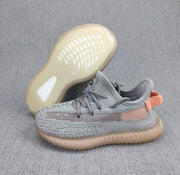 Yeezy 350 V2 Kids' Sneakers Gray and Coral