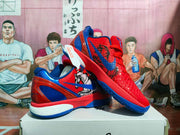 Nike Red and Blue Basketball Sneakers