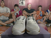 Nike 12·AM Basketball Sneakers White Blue Tan