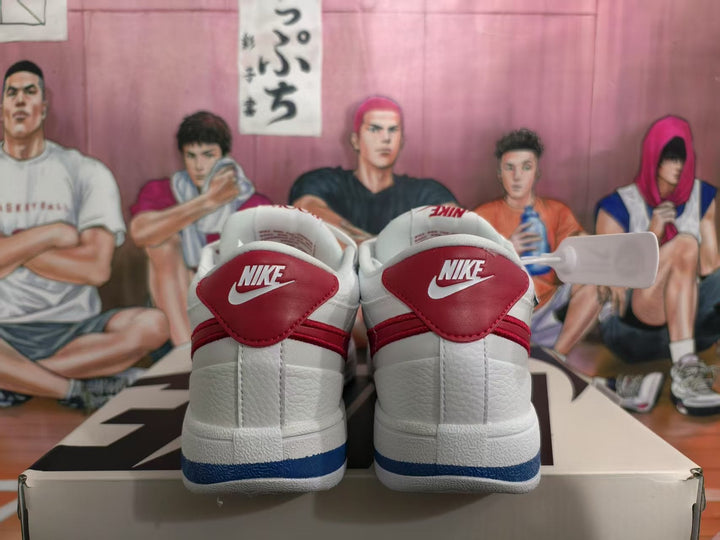Nike Air Force 1 White Red Blue Sneakers