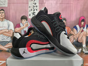 Jordan Black White Red Basketball Sneakers