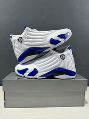 Jordan Air Jordan 14 Hyper Royal White Blue Sneakers