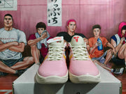 Nike Zoom Pink Painted Basketball Sneakers