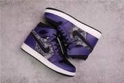 Jordan 1 Zoom Air CMFT Bayou Boys Black Purple Sneakers