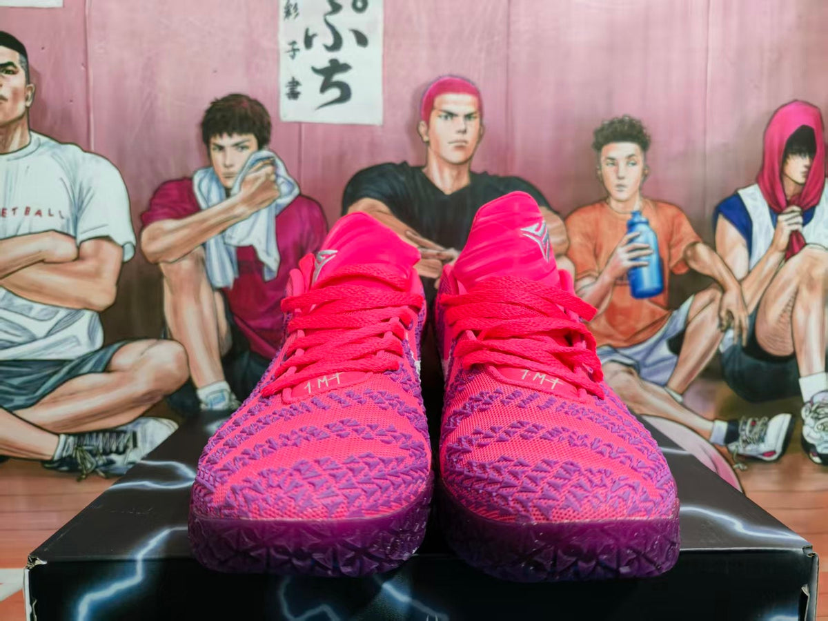 Nike LeBron 12 Basketball Shoes in Pink and Purple