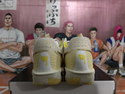 Nike Basketball Sneakers White Yellow Gold