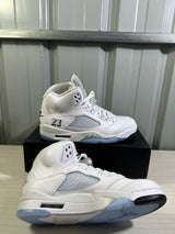 Jordan Air Jordan 5 White/Silver Sneakers HQ7978-103