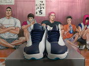 Jordan Basketball Sneakers Navy and White Obsidian
