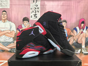 Jordan Black Red High-Top Basketball Sneakers