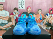Nike Blue Basketball Sneakers with Kobe-Style Details