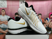 Nike LeBron Witness White Black Gold Basketball Shoes