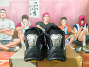 Black and Silver Basketball Sneakers