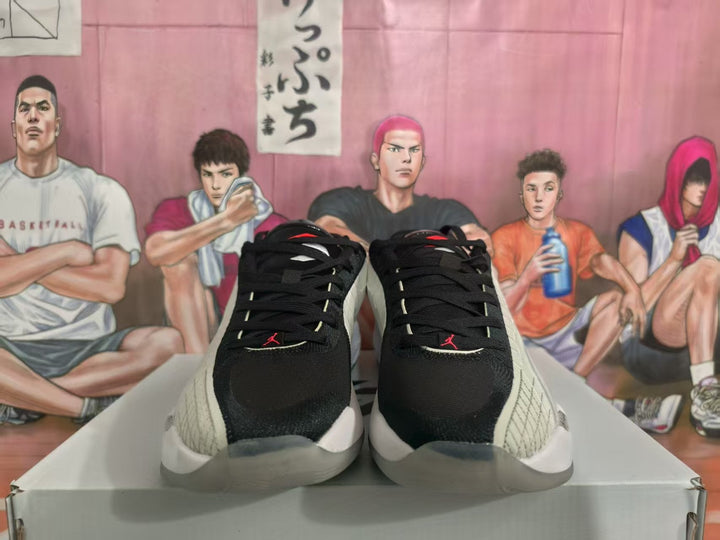 Jordan Luka 3 Basketball Shoes White Black Orange