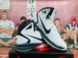 Nike LeBron 8 V/2 Basketball Shoes White Navy Red
